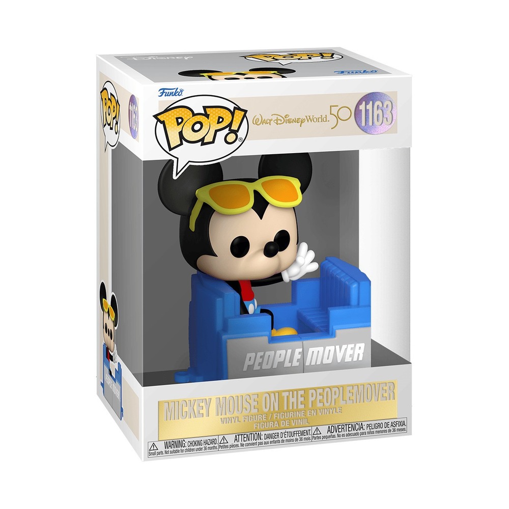 Funko Pop Disney Mickey Mouse on the Peoplemover 1163 WDW 50th Anniversary 59507